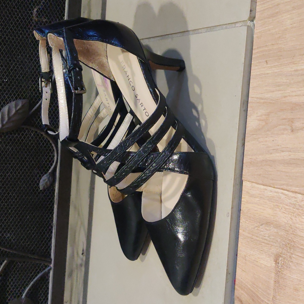 Franco Sarto Leather Heels 9.5